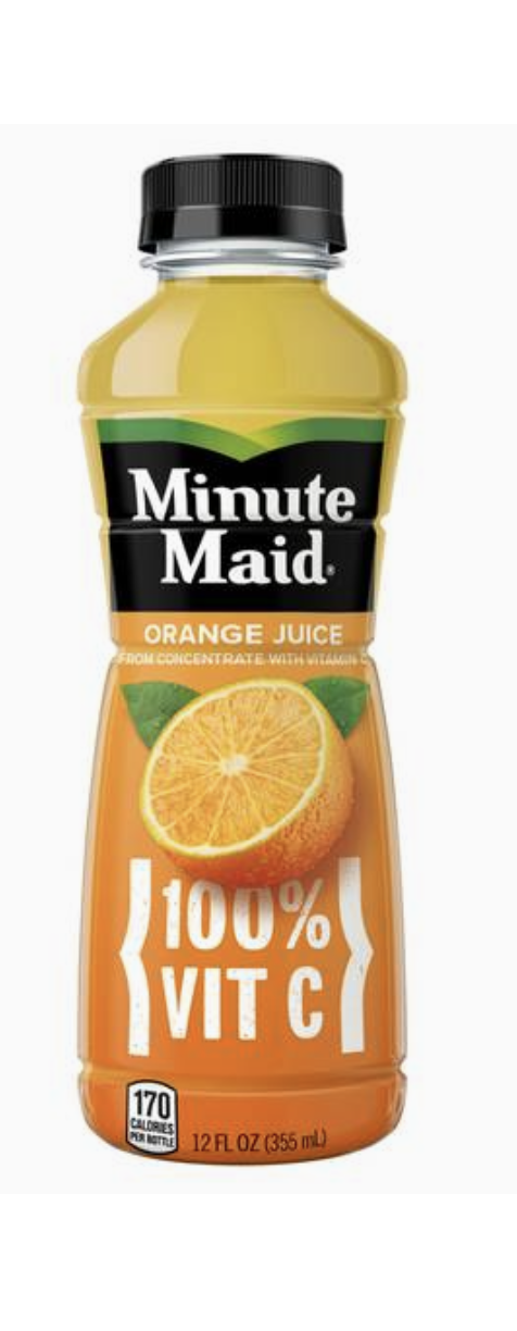 12 oz Minute Maid Orange Juice