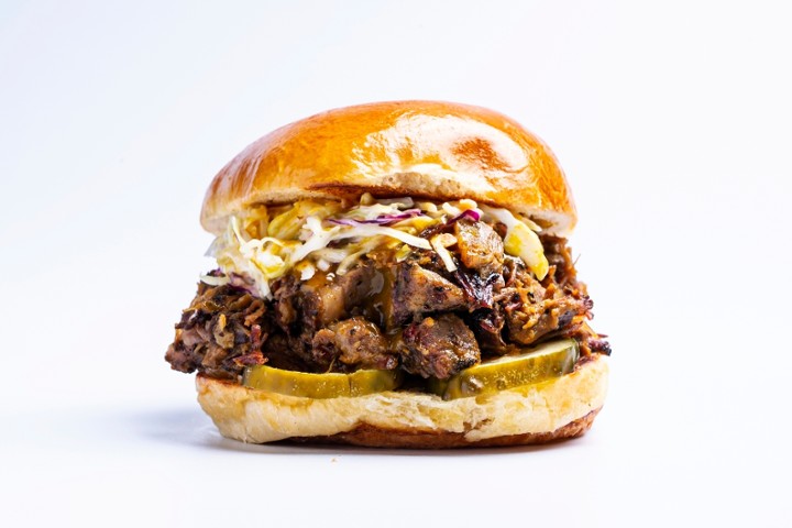 Chopped Texas Brisket Sandwich