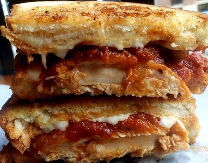 Red Tails of Tuskegee (Chicken Parmesan Melt)