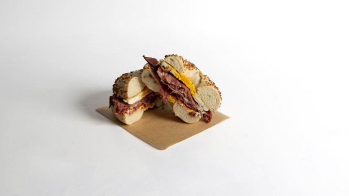 Pastrami, Egg, Cheese