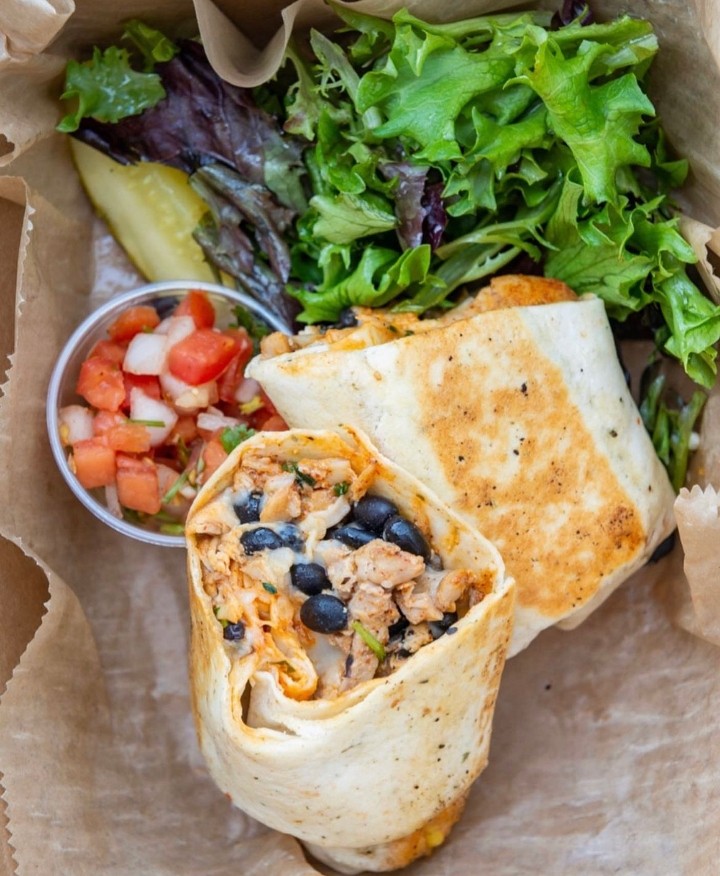 Roasted Lime Chicken Burrito