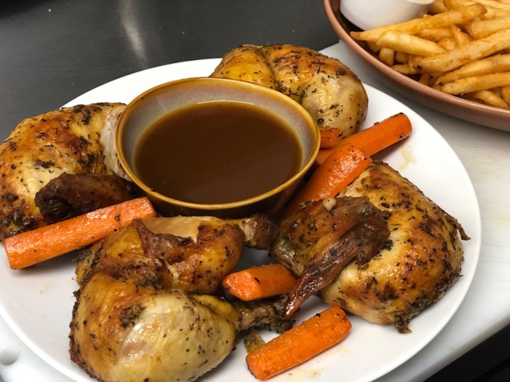 WHOLE ROTISSERIE CHICKEN DINNER