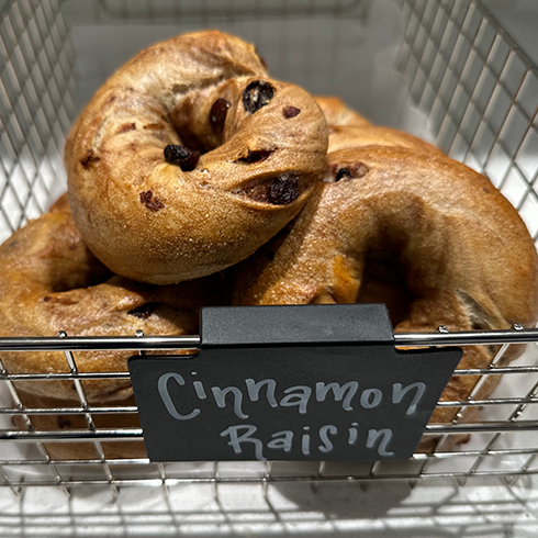 Cinnamon Raisin bagel
