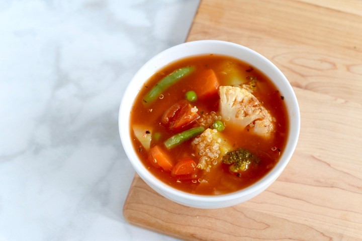 7 Vegetable & Quinoa Soup