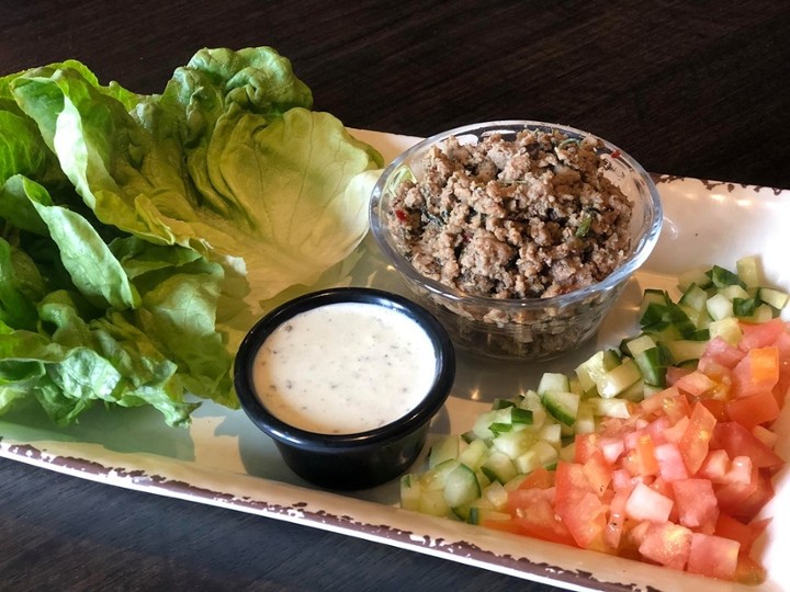 Basil Turkey Lettuce Wraps