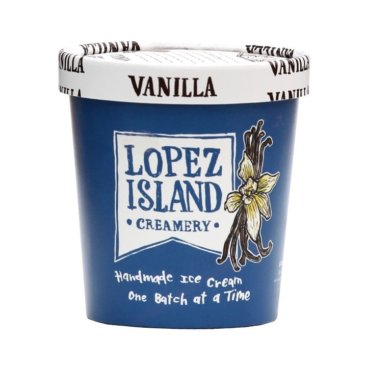 Pint Lopez Island Vanilla Ice Cream