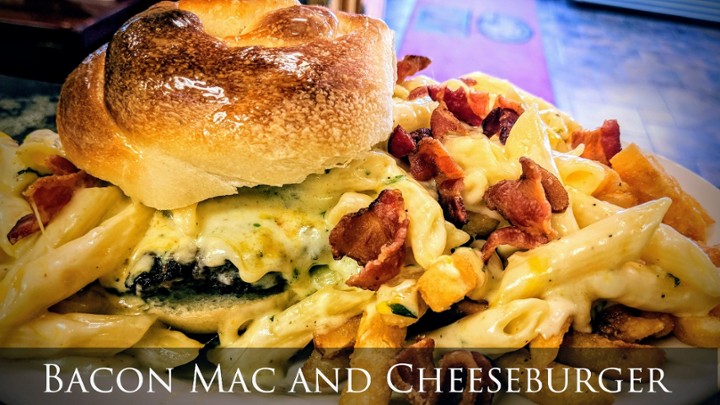 Bacon Mac and Cheeseburger