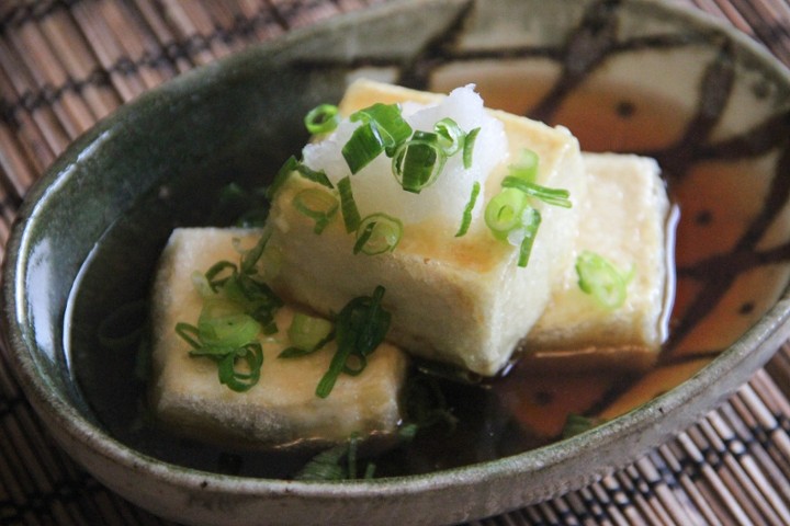 Fried Tofu with Ponzu Sauce