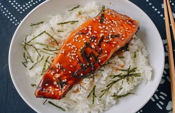 Salmon Teriyaki Bowl