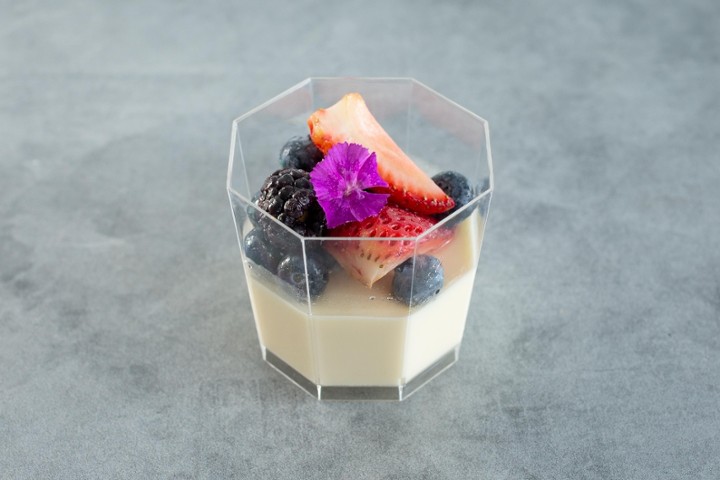 jasmine panna cotta