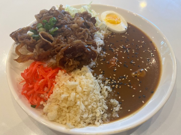 R4 Curry Gyudon Beef Rice Set