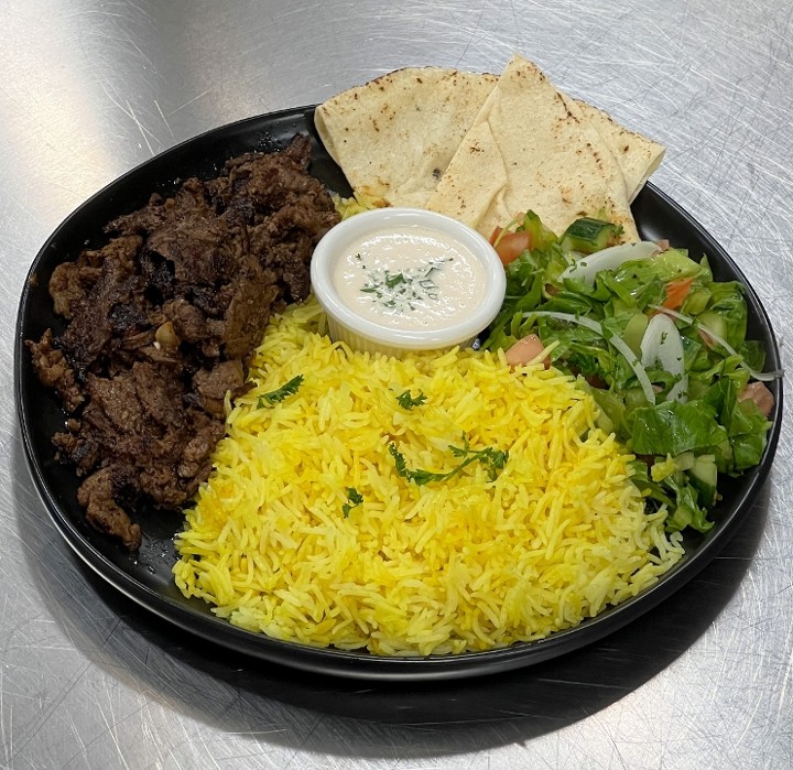 Beef Shawarma Rice Platter