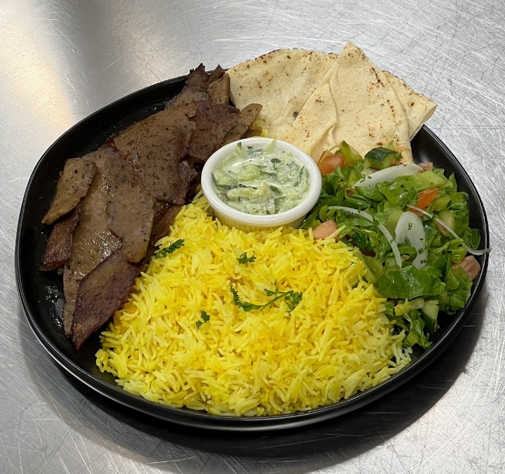 Gyro Rice Platter