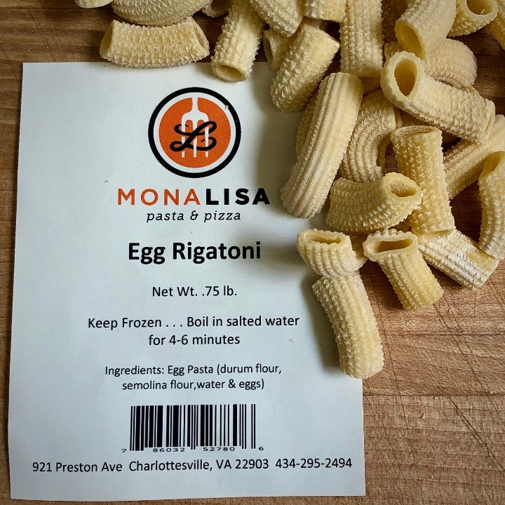 Egg Rigatoni, 0.75 lb