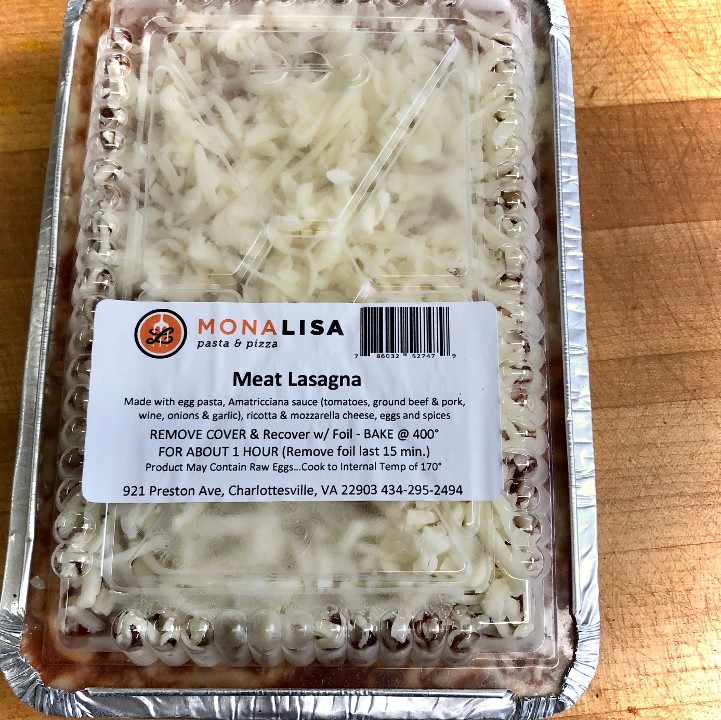- Meat Lasagna