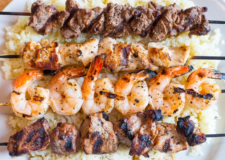 Mixed Grill Souvlaki Platter