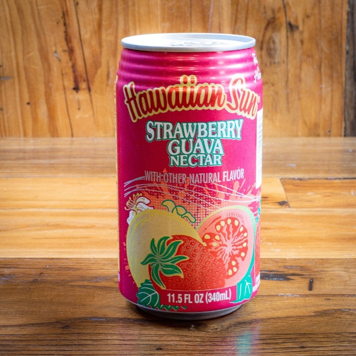 12 oz Can - Strawberry Guava (red)