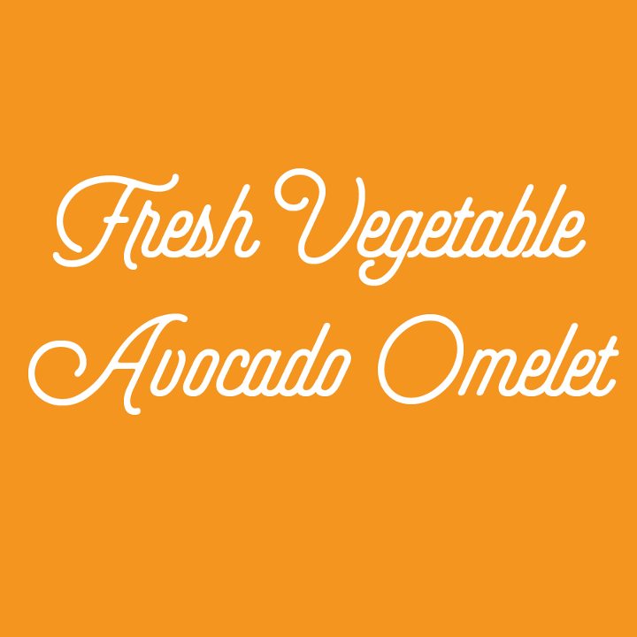 Fresh Vegetable Avocado Omelet