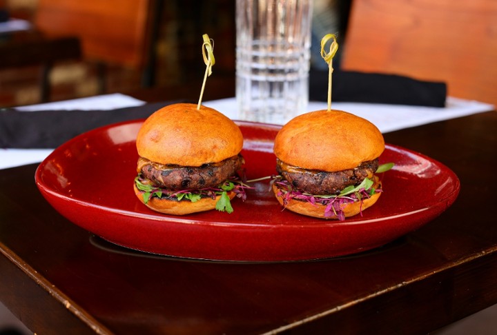 Black Bean & Walnut Sliders