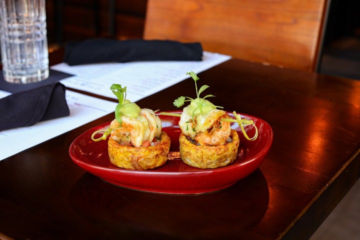 Shrimp and Plantain Cups