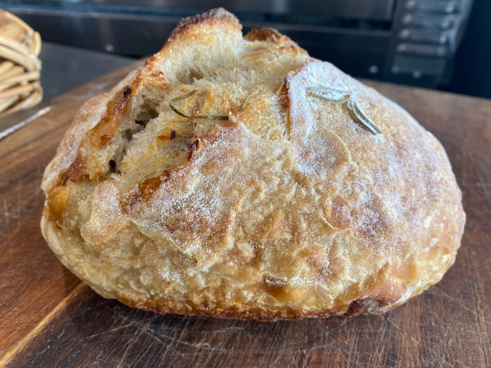 Roasted Garlic & Rosemary Sourdough Loaf