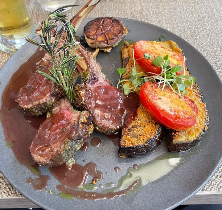 Lamb Chops With Eggplants