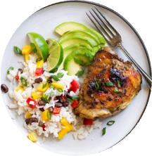 Boneless Jerk Chicken Bowl