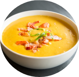 Chef Bobby D Creamy Lobster bisque