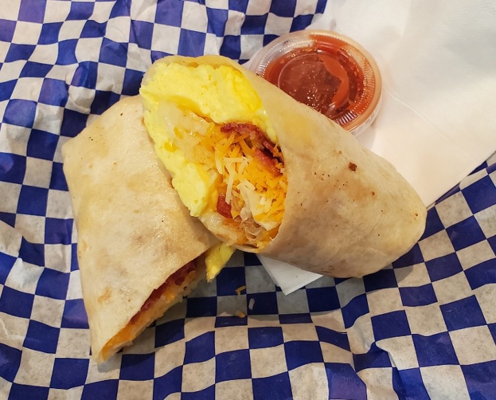 Egg, Cheese & Meat BURRITO