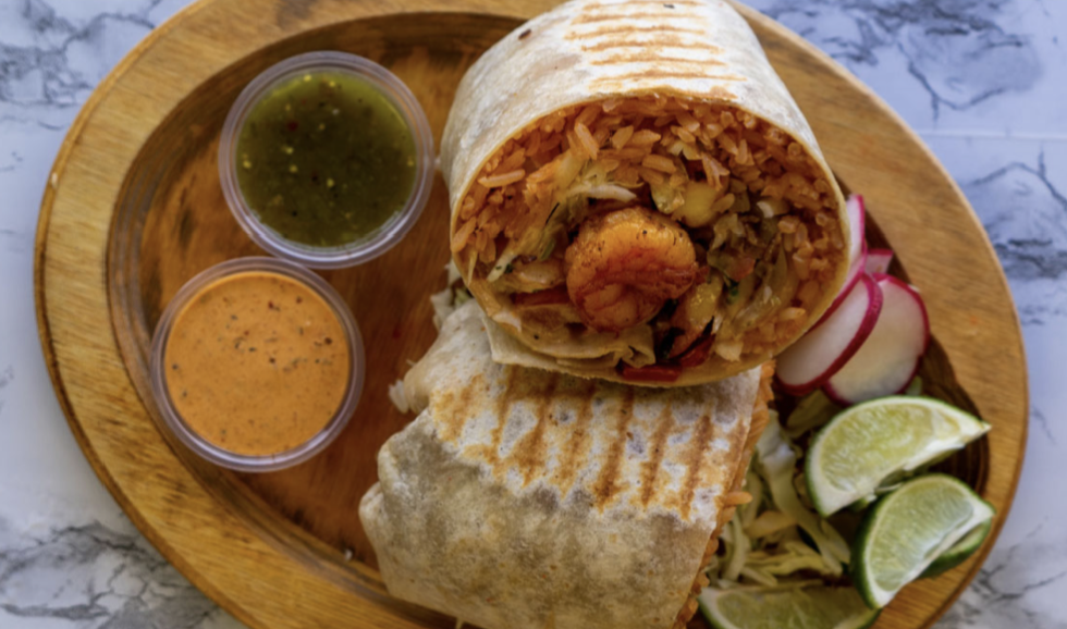 Shrimp Burrito