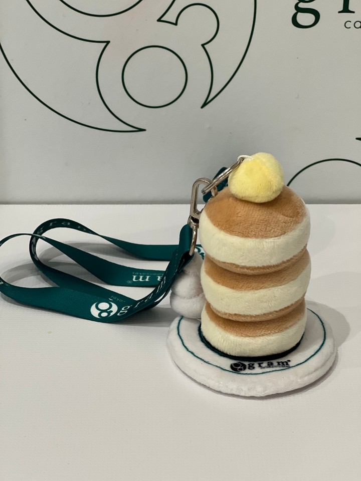 Gram Pancake Plush Keychain