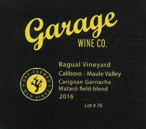 Garage Wine Co Bagual Vineyard Field Blend