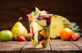 Fruit Salad Cup (StrawberrIes, Blueberries, Banana, Melon, Honey & Granola)