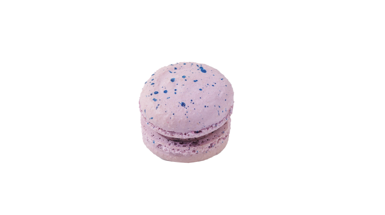 Blueberry Muffin French Macaron