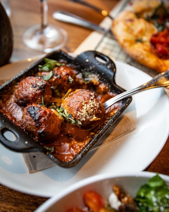 Spicy Fennel Meatballs with Lusty Lady Marinara