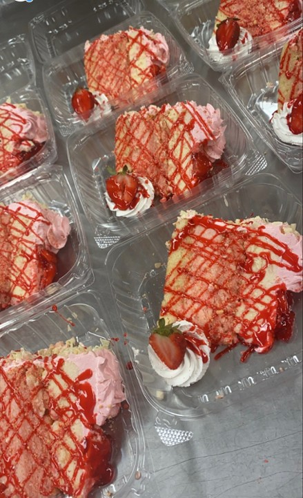 Strawberry Craze Ultimate Cheesecake Slice