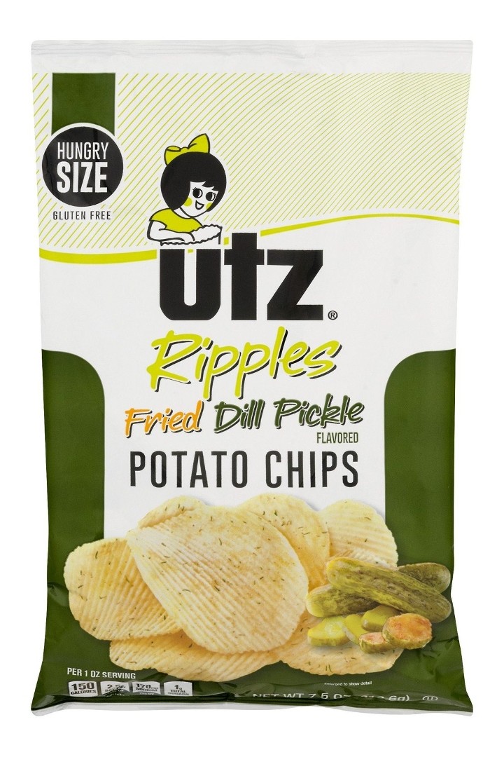 Utz Ripples Fried Dill Pickle