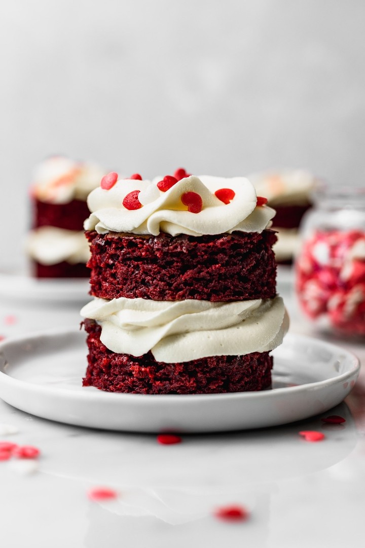 Individual Red Velvet Layer Cake