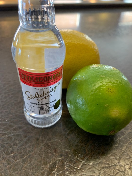 1.5 oz. Stoli Vodka Bottle