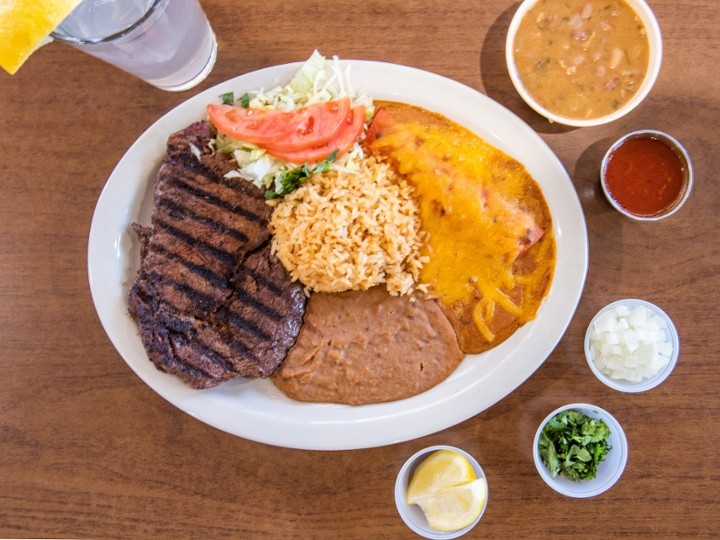 #34 Steak Ranchero Plate