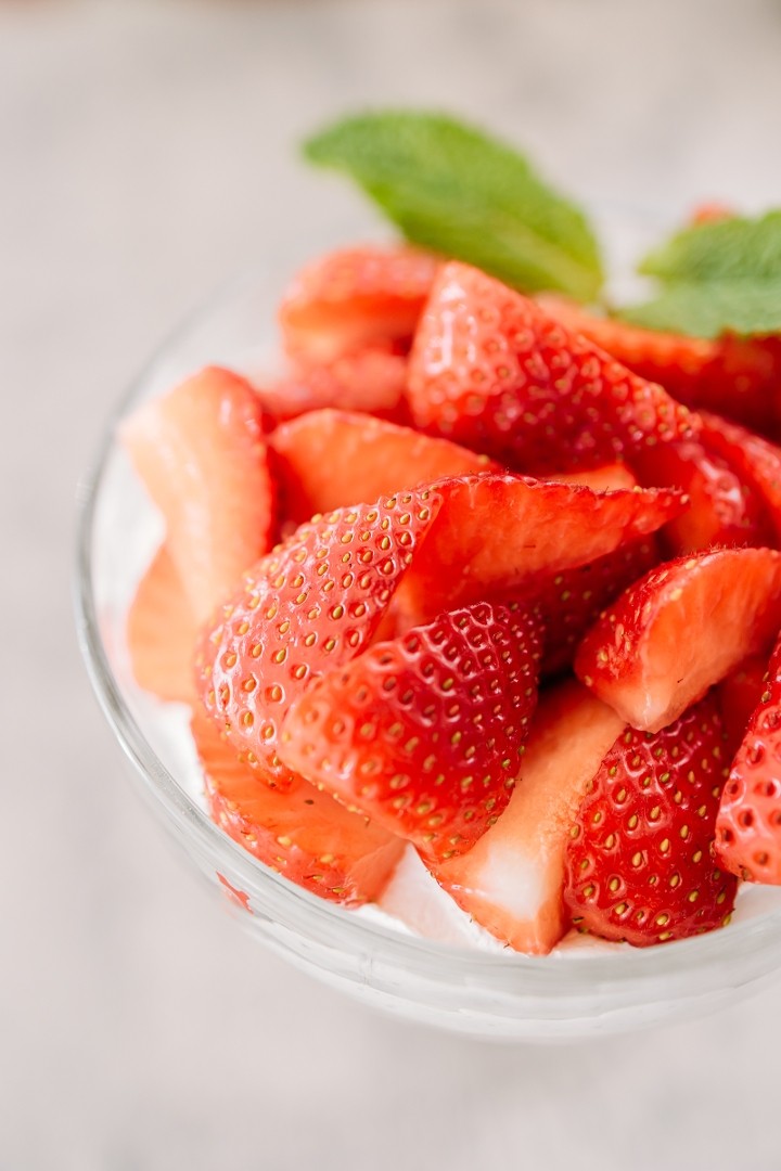 Strawberry with Whipped Cream