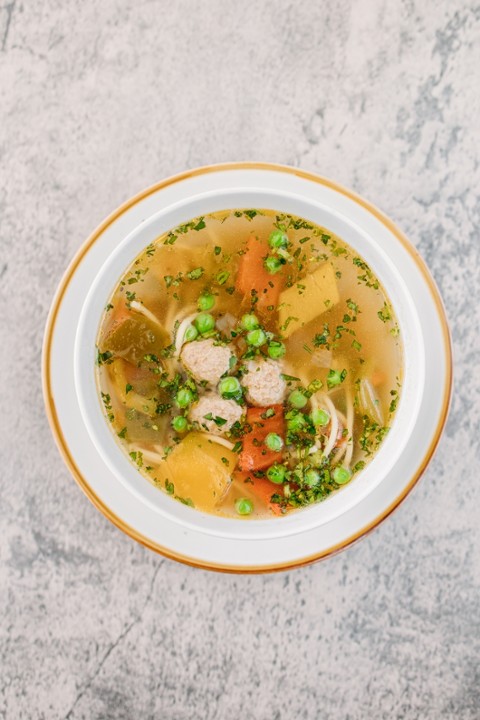 Meatball Noodle Soup