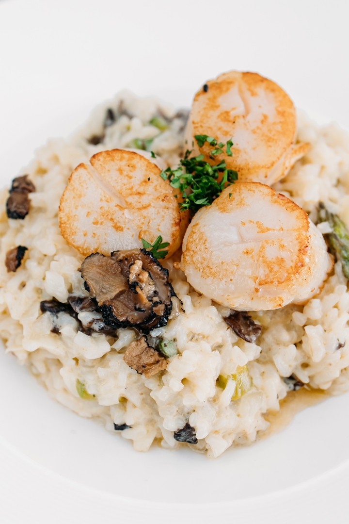 Truffle Risotto with Scallops