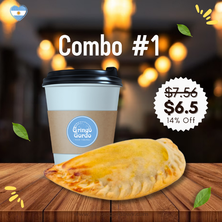 Combo #1: 1 Empanada + Coffee