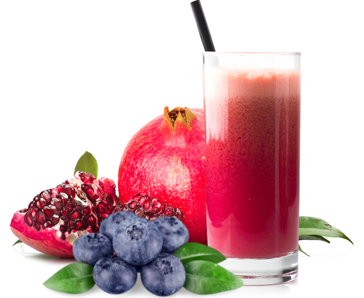 Blueberry and Pomegranate / Arándanos y Granada Juice