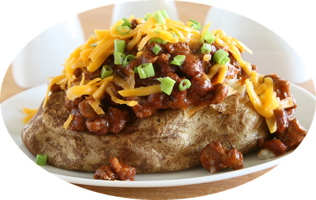 ''NEW'' TEXAS CHILI POTATO