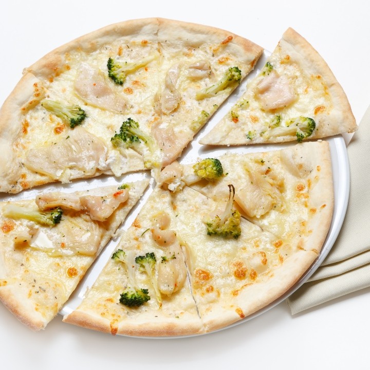 Chicken Alfredo Pizza