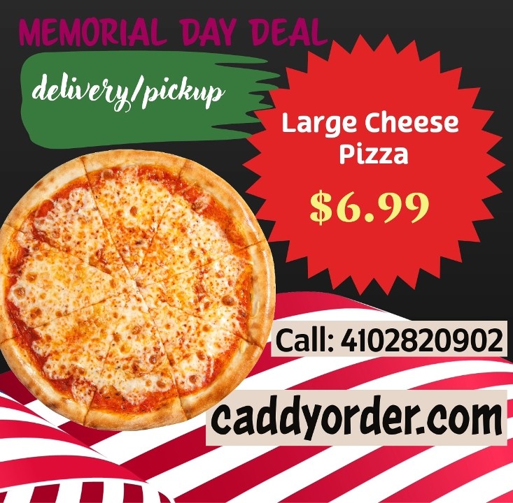 Large Cheese Pizza (Memorial Day Special)