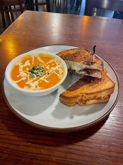 Grilled Cheese & Tomato Bisque