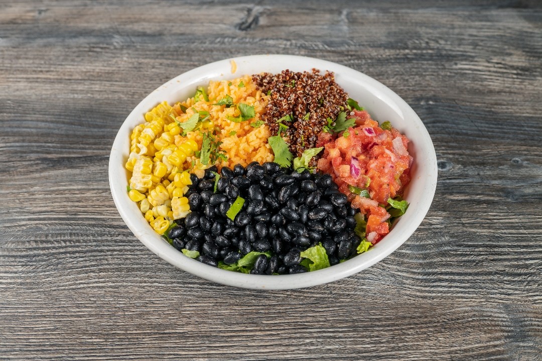 Black Bean Quinoa Rice Bowl (Vegan)